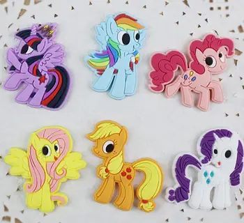 

10 pcs Cartoon Mixed Horse PVC Flatback Craft Accessories Decor, Embellishment DIY Making P-41