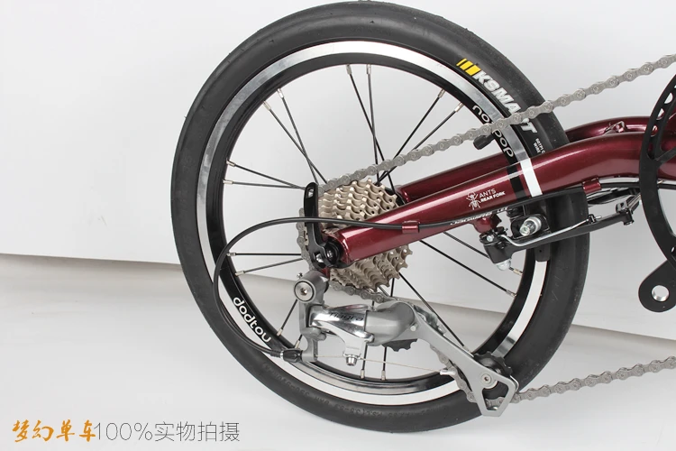 Flash Deal Ultra-light 9-speed chrome-molybdenum steel folding bike High quality Cost-effective bicycle Retro travel driving leisure BMX 26