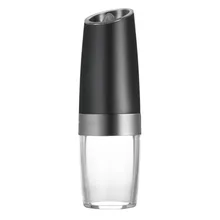 Electric Gravity Pepper Grinder with LED Light Automatic Salt Mill Muller Battery Powered Kitchen Seasoning Grinding Tool