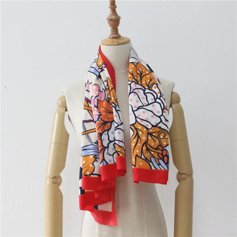 

Fashion Newest Women Printed Cotton Square Scarf Fringe Scarf 10pcs/lot