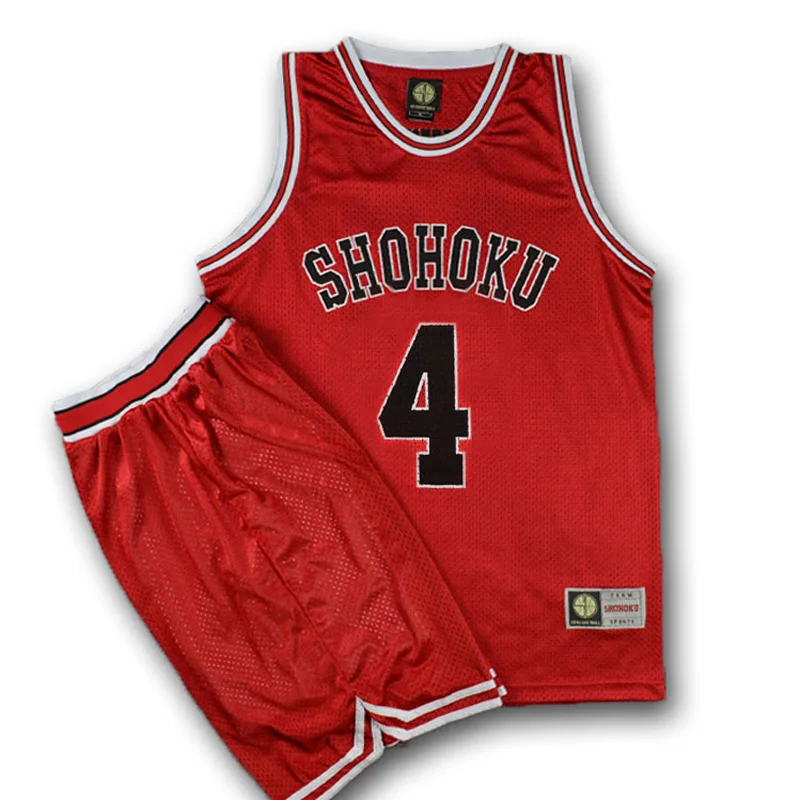 Anime Slam Dunk Cosplay Costume SHOHOKU Akagi Takenori Jersey NO 4 ... Anime Slam Dunk Cosplay Costume SHOHOKU Akagi Takenori Jersey NO 4 Vests Shirt+Pant New Free Shipping-in Anime Costumes from Novelty & Special Use on ...