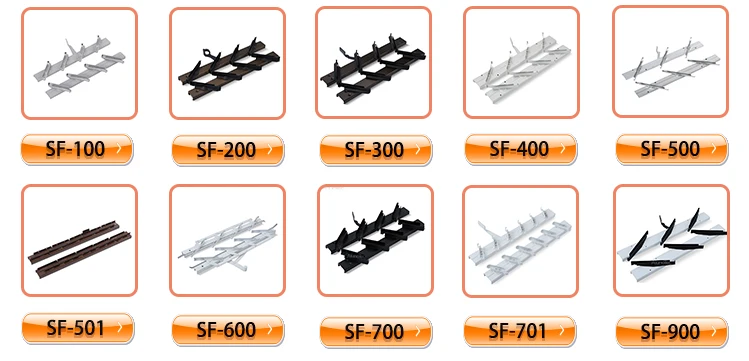 Aluno SF-200 4 дюйма клип 14 Blades1272mm(H) Серебряный Австралийский дизайн панель с прорезями на окно рамка