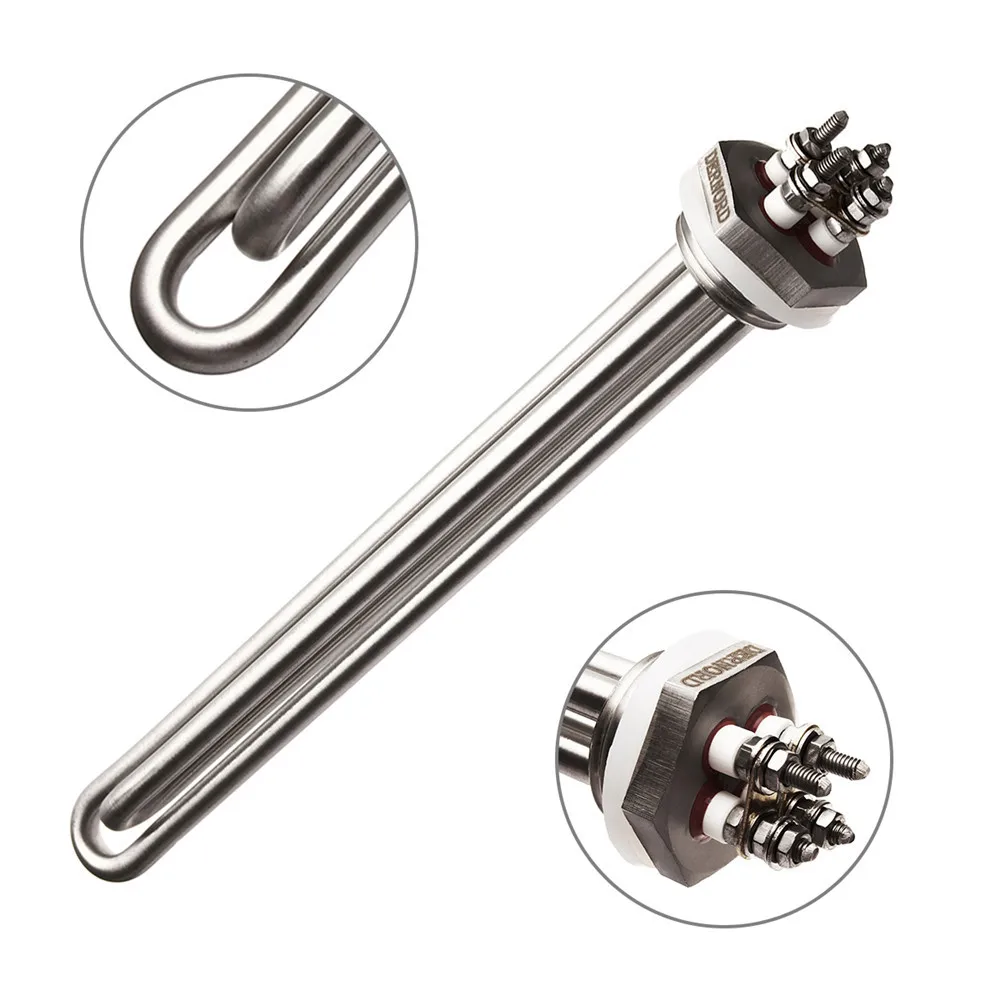 

240V 2400W Stainless Steel Water Heating Element Electric Water Heater Boiler Cartridge Heater