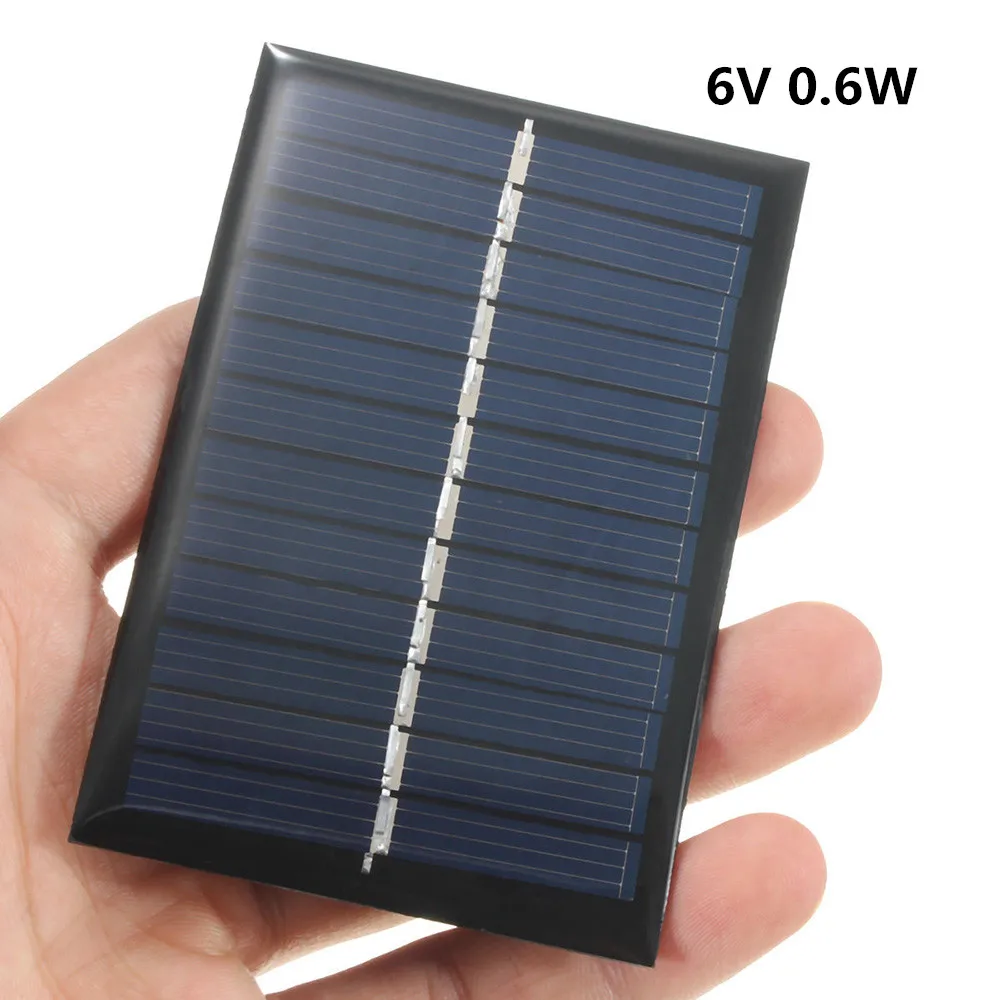 Cewaal 1W 6V солнечная панель для солнечной системы зарядные устройства сотового телефона