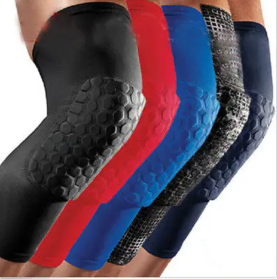 

New Honeycomb Pad Crashproof Anti-slip Arm Hand Leg Knee Elbow Long Sleeve Protector Gear Solid Color