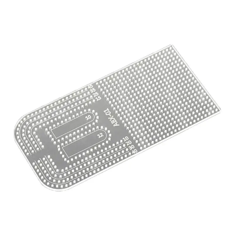 

Leather Craft Acrylic Patchwork Punching Positioning Drilling Ruler Calculation Template Stencil DIY Sewing Tool