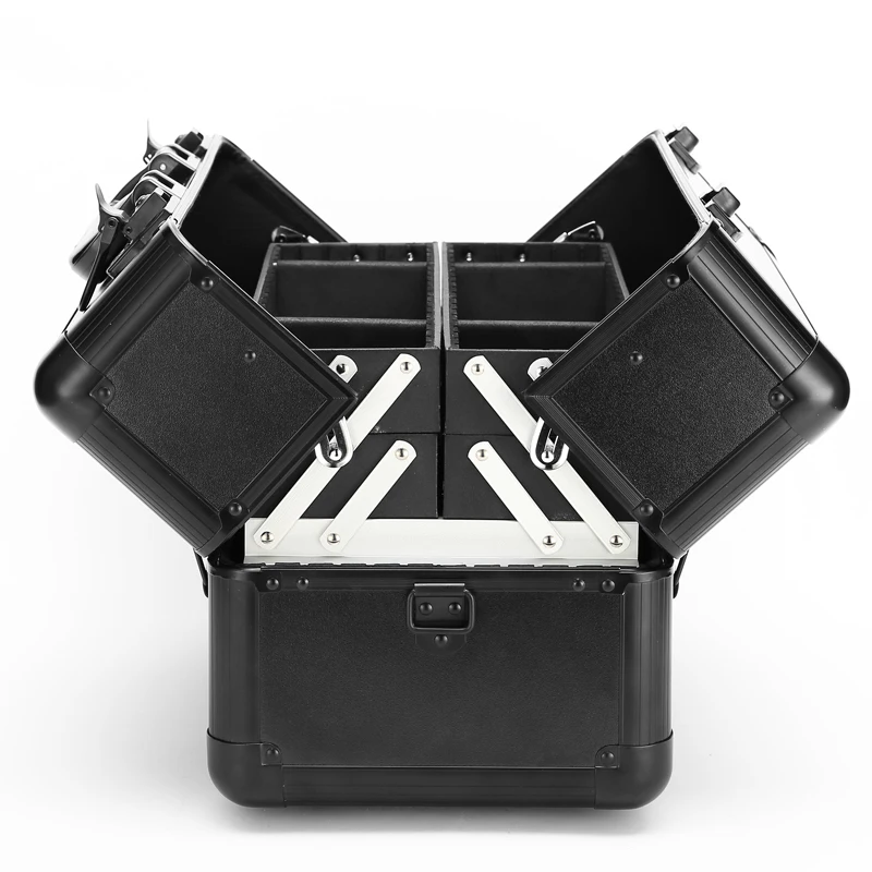 Hot Sale Professional Aluminium alloy Make up Box Makeup Case Beauty Case Cosmetic Bag Multi Tiers Lockable Jewelry Box Hot Sale Professional Aluminium alloy Make up Box Makeup Case Beauty Case Cosmetic Bag Multi Tiers Lockable Jewelry Box