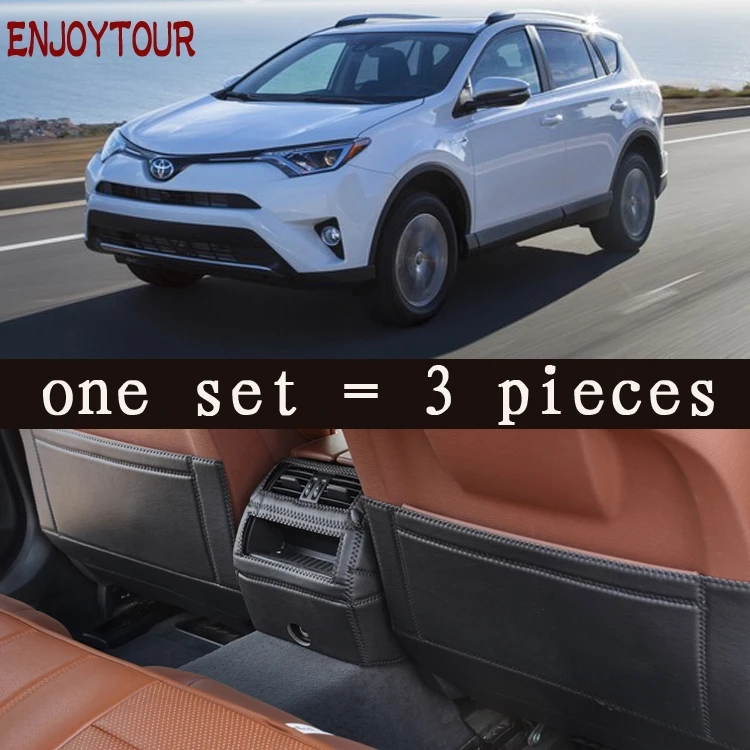 

car seat anti-kick protection car-styling accessories for Toyota Vanguard rav4 ax40 2013 2014 2015 2016 2017 2018