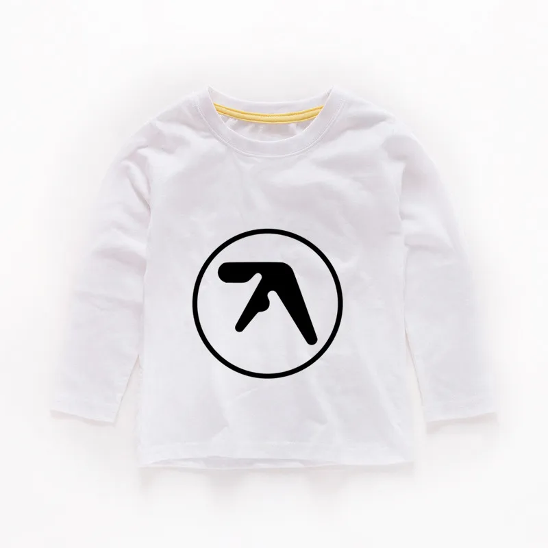 От 2 до 12 лет Детская Aphex Твин с принтом для малышей Топы девочек Одежда маленьких