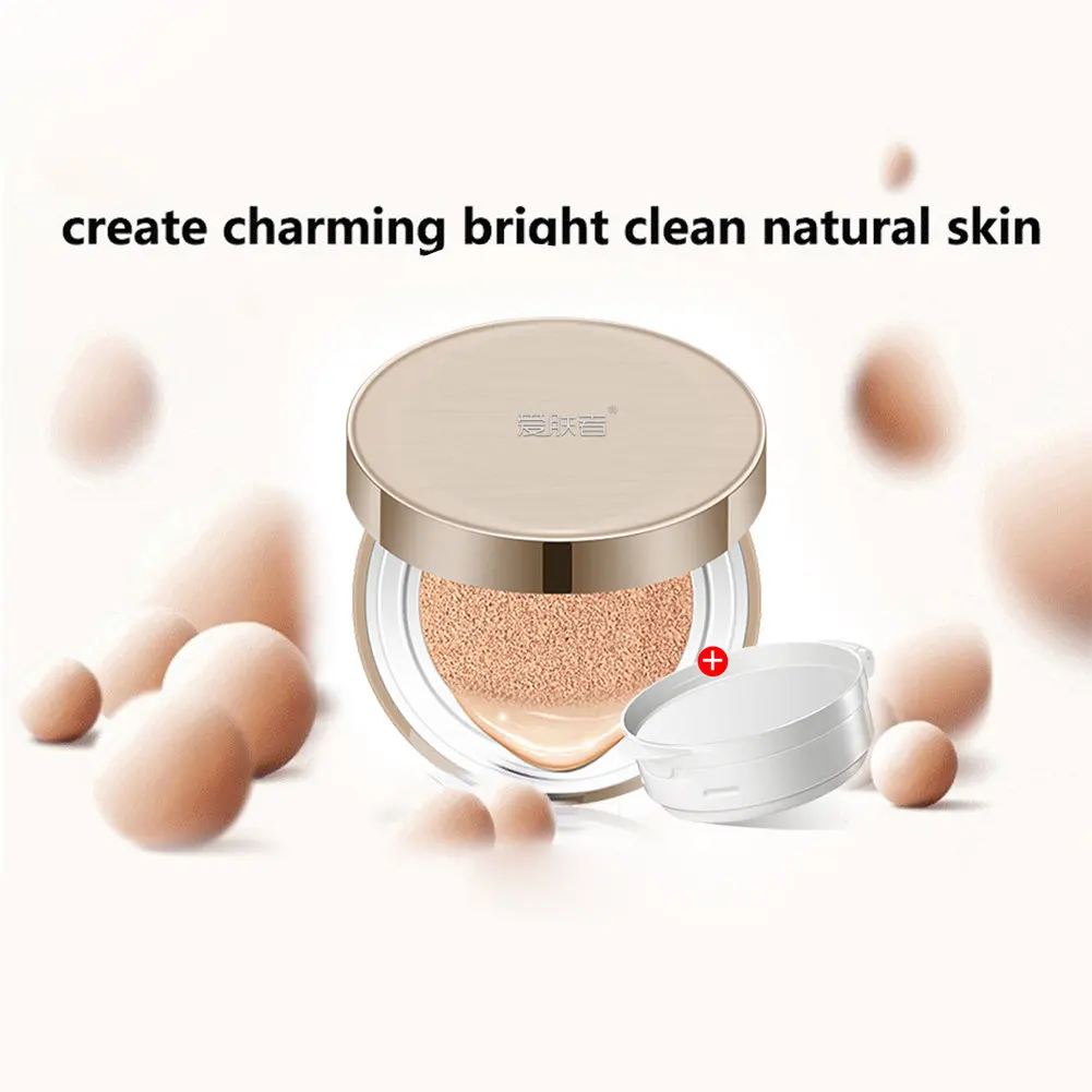Air Cushion BB&CC Cream Foundation Wet Powder Concealer Whitening Moisturizing Brighten Face Beauty Makeup With Replacement