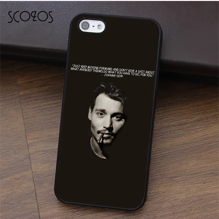 SCOZOS JOHNNY DEPP QUOTES phone case for iphone X 4 4s 5 5s Se 5C 6 6s