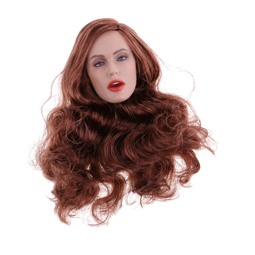 1/6 Scale Lady Head Sculpt Carved Model GC017 for 12" Female Figure  Kumik Action Figure Body Toy Accessories