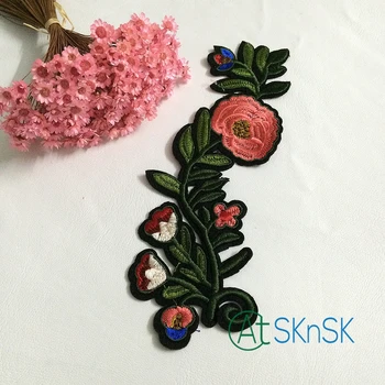 

10pcs/lot Flower Venice Fabric Appliques Embroidered Lace Trim Plant Patches For Craft Garment Decoration A2