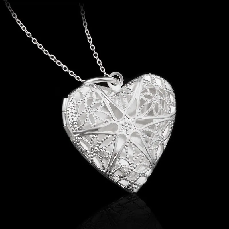Винтажное Bijoux Femme золотое Серебряное украшение с отверстиями в форме сердца