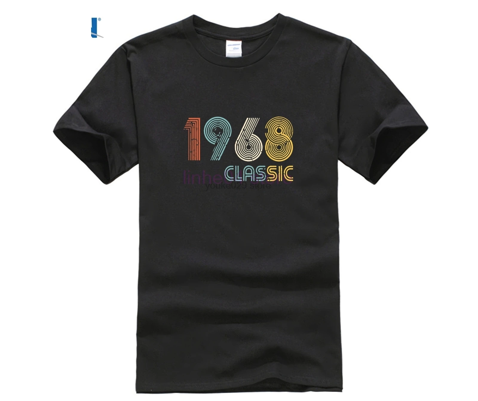 Camisetas 2019 Ретро 1968 классический 50 лет День рождения Футболка мужская 50-й День рождения Футболка подарок на день отца Винтажная Футболка