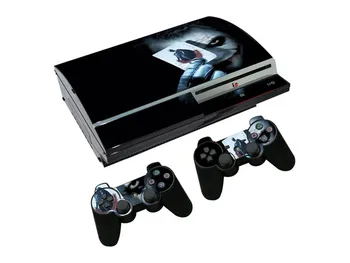 

The Dark Knight Skin Stickers for PS3 fat For Play Station 3 fat Console and controller Decal free shippping