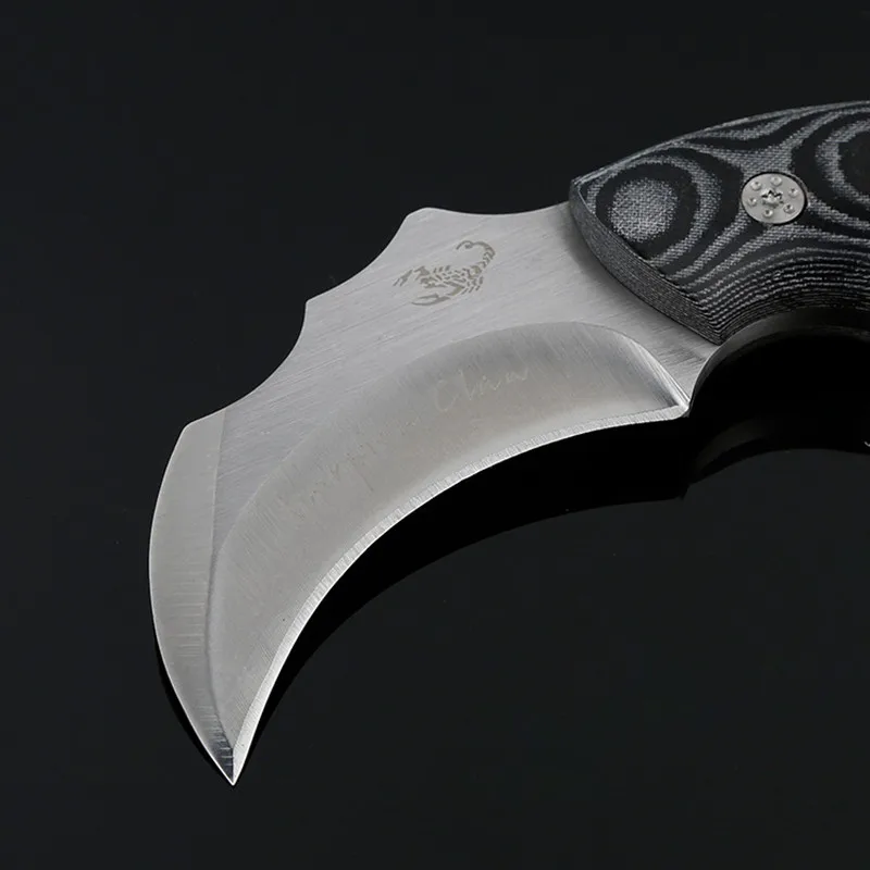 HS инструменты Открытый Karambit ножи охотничьи ножи кемпинг инструмент выживания тактический нержавеющая сталь коготь скорпиона