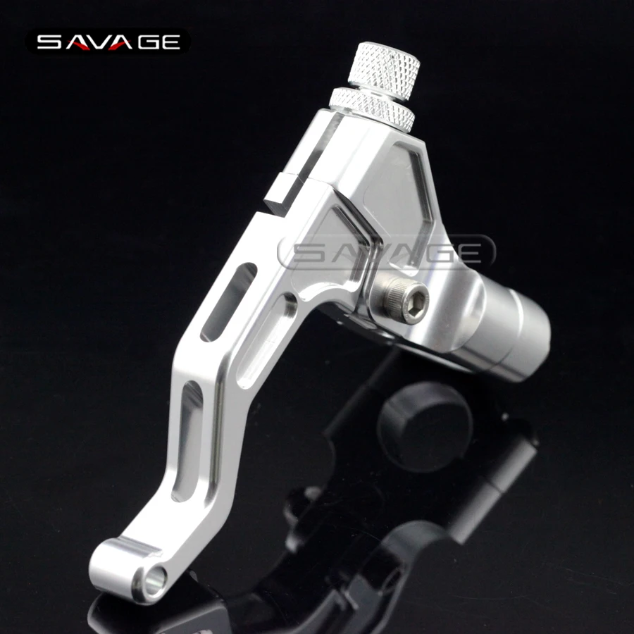 

For 22mm 7/8" handlebar Motorcycle CNC T6061 Aluminum Performance Stunt Clutch Lever Assembly Silver