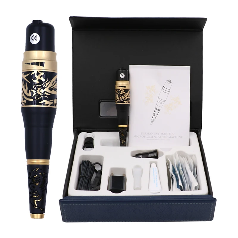 

Professional Black Rotary Mosaic Permanent Makeup Machine Kits Taiwan Original Tattoo Equipment For Eyebrow Eyeliner Cosmetics