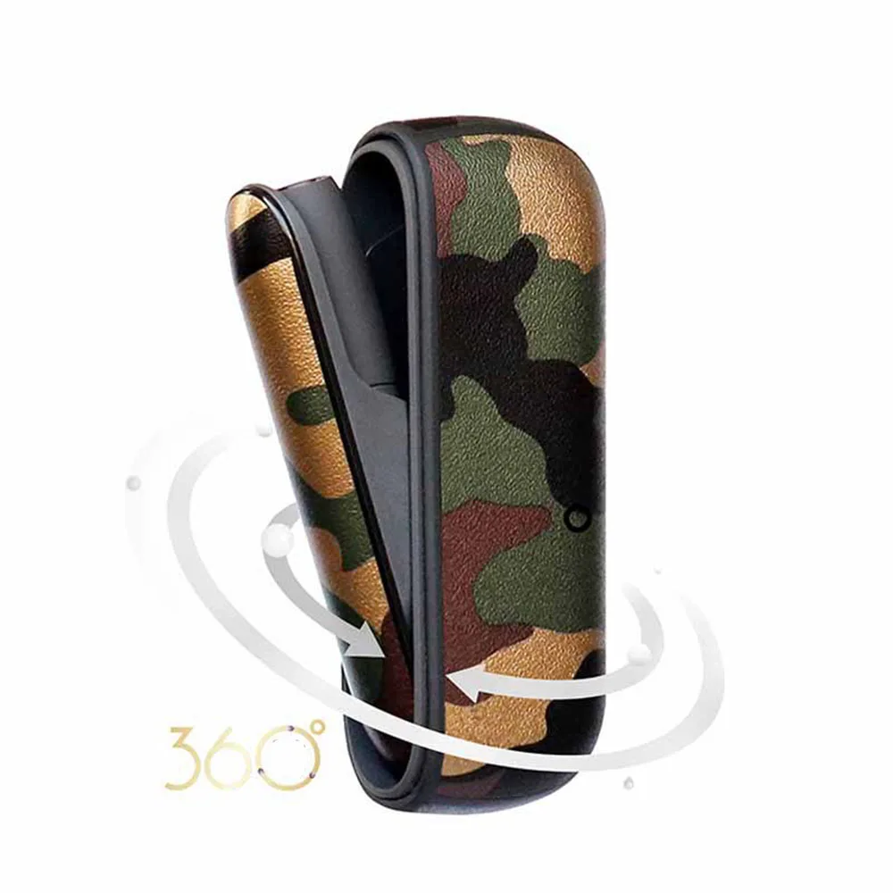 JINXINGCHENG 4 цвета Камуфляжный кожаный чехол для iqos 3 0 и боковая крышка Держатель