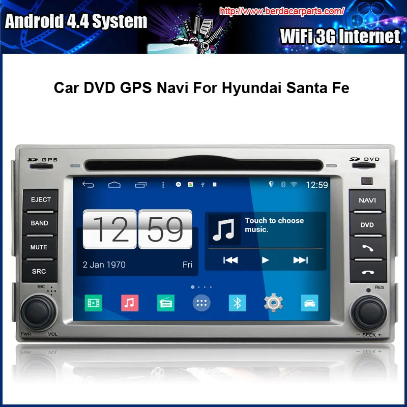 Car DVD/GPS player FOR Hyundai New Santa Fe 2008 2011 With ...