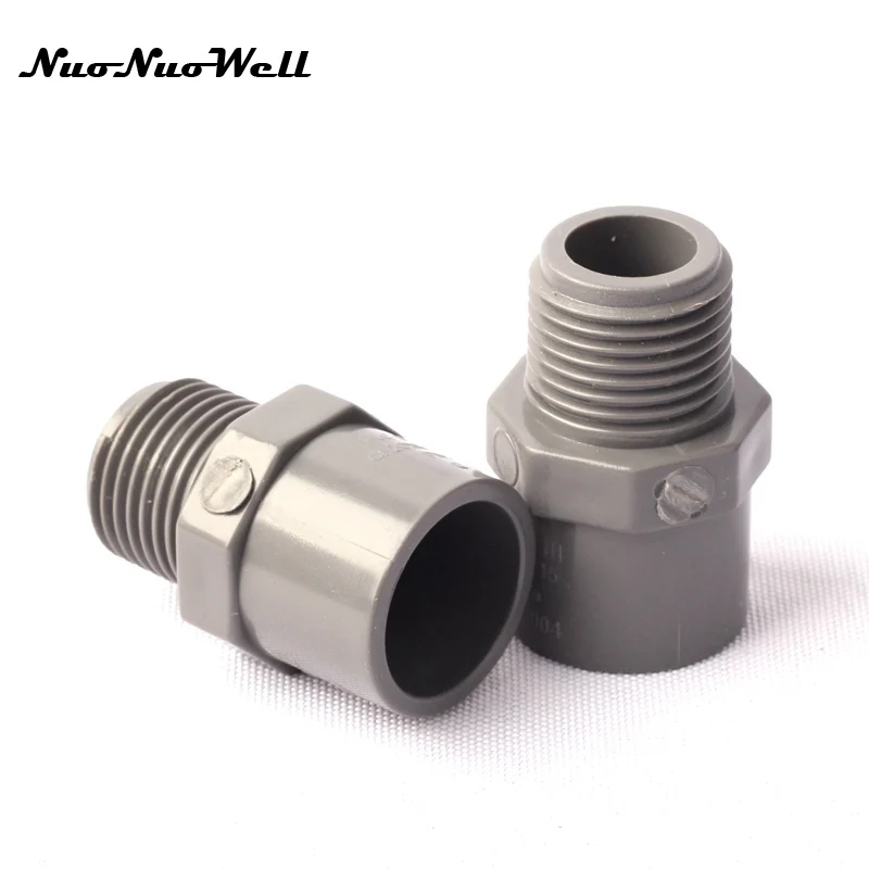 6pcs NuoNuoWell 1/2" 20mm Male Thread Connector Garden Micro Drip