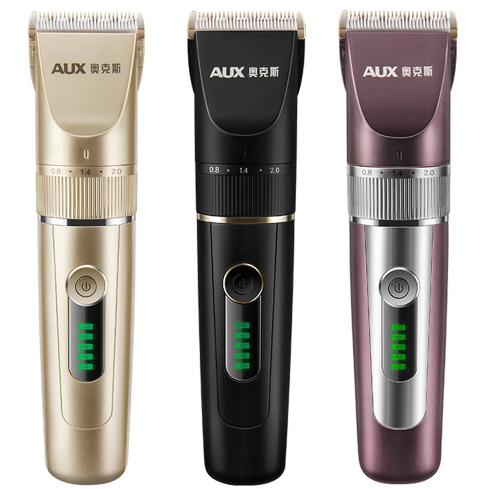 High Power Professional Rechargeable Hair Trimmer 18650 Lithium Battery Electric Hair Clipper