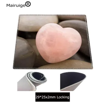 

Mairuige Pink Heart shaped stone Mouse pad Desk Cushion Table keyboard Mat Mousepad game gaming XL Mouse pad 18x22cm 20x25cm