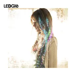 Светодио дный LED GLE красочные Оптическое волокно набор мигающие волосы заколки светсветодио дный ящиеся светодиодные волосы кос для танцев