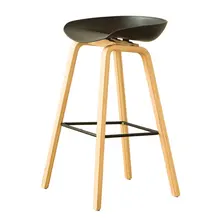 Simple Style Solid Wood Bar Chair Multi-function Dining Stool with Footrest Household Balcony Leisure Chair Front Desk Stool цена Simple Style Solid Wood Bar Chair Multi-function Dining Stool with Footrest Household Balcony Leisure Chair Front Desk Stool цены онлайн