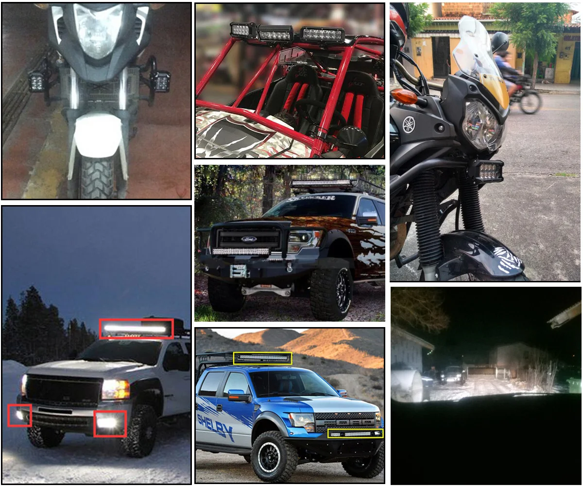  12INCH Offroad LED Work Light Bar 12V 24V Car Truck Auto ATV Pickup 4WD 4X4 Caravan UTE Boat Traile - 32835481323