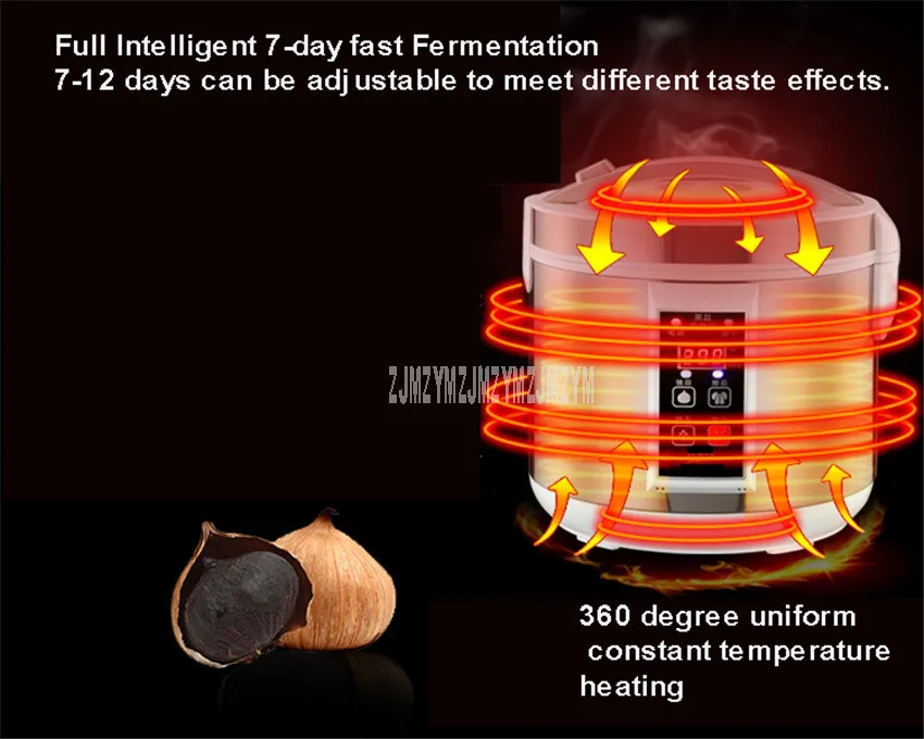 5L полностью автоматический черный чеснок ферментер бытовой DIY Zymolysis чайник черный чеснок ферментационная машина с функцией сушки