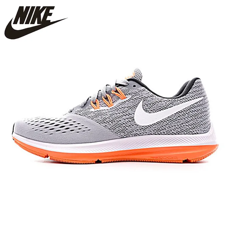 

NIKE ZOOM WINFLO Men's Running Shoes, Light Grey, Wear-resistant Shock-absorbing Breathable Lightweight 898485-003
