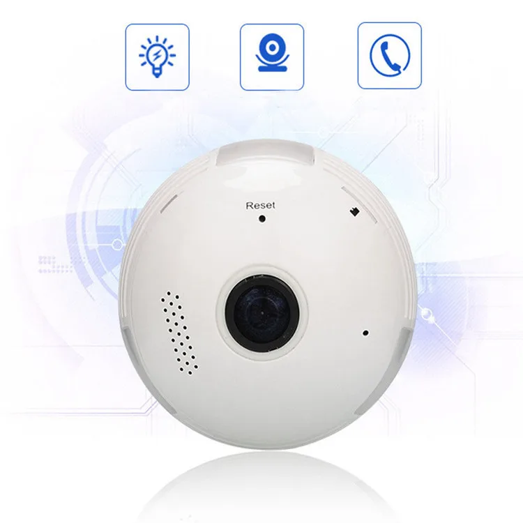 

MBOSS 960P Bulb Light Wireless IP Camera 360 Degree Panoramic Fisheye Security CCTV Camera Wifi P2P Motion Detection Camera