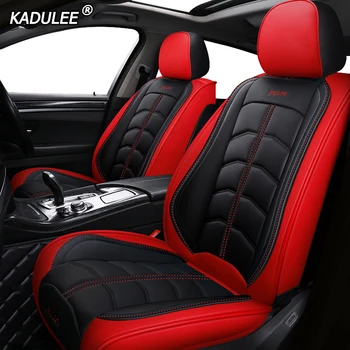 

KADULEE luxury leather car seat covers for Land Rover Discovery Sport freelander Range Sport Evoque Defender auto accessorie