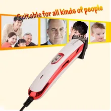 Kemei Профессиональный проводные электрические стрижка триммер для стрижки волос Парикмахерская резки Инструменты для укладки для взрослых детей S34