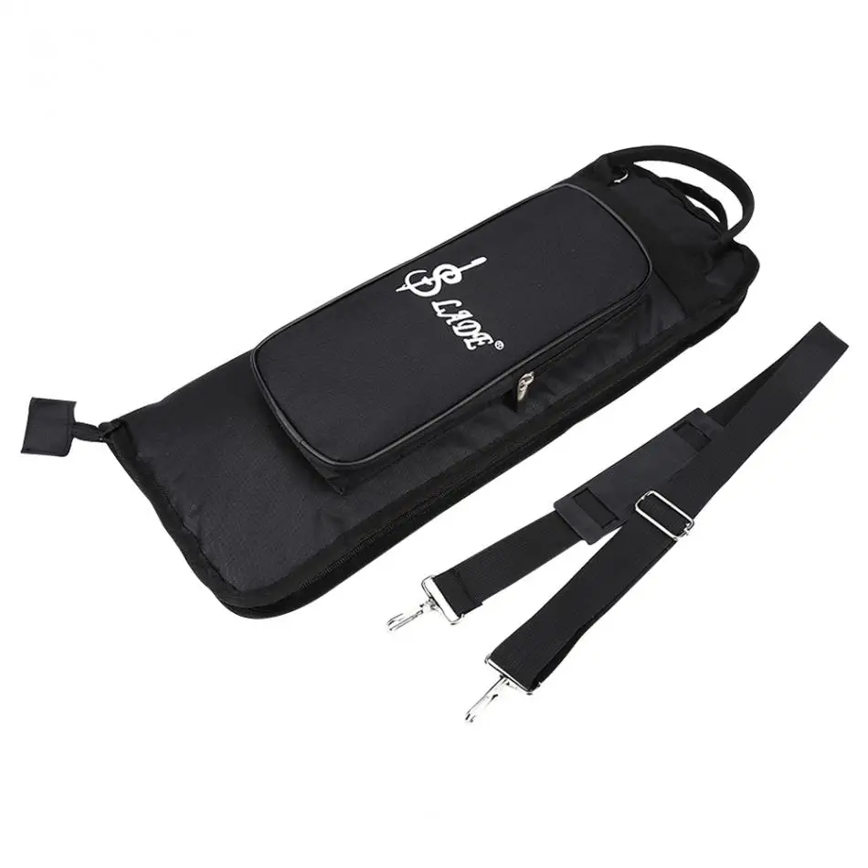 Drum Stick Bag Water Resistant Oxford Cloth Black Drumstick Storage