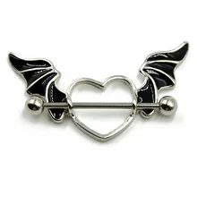 

Stainless Steel Women Pierecing Bat Wings Breast Rings Navel Nails Nipple Piercing Women Earrings Fashion Personality Puncture