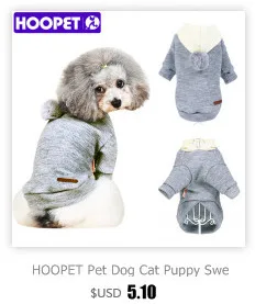 HOOPET модные большая собака теплый костюм пальто с капюшоном Щенок Зимняя Одежда Pet костюм