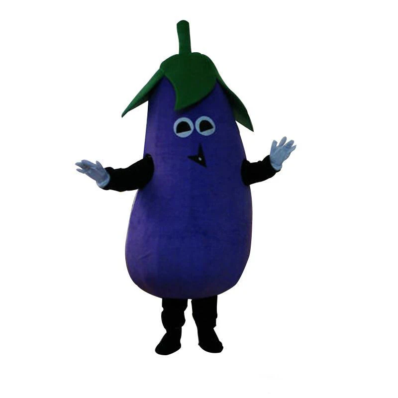 

Discount factory sale Adult size Brinjaul Mascot Costume Halloween Christmas Birthday Purple Brinjaul Celebration Carnival Dress