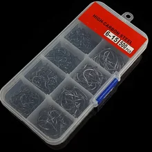 Высокоуглеродистая стальная кольцевая ручка крючки для специальной рыбалки 500 шт в коробке Всего 10 коробок 5000 шт