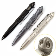 Aluminum alloy Tactical Pen Outdoor Camping Self-Defense Pen Aviation Anti Skid Portable Tool Stinger Pen Gold Sliver Black aviation aluminum tactical pen glass breaker self defense emergency tool outdoor portable self guard personal security supplies