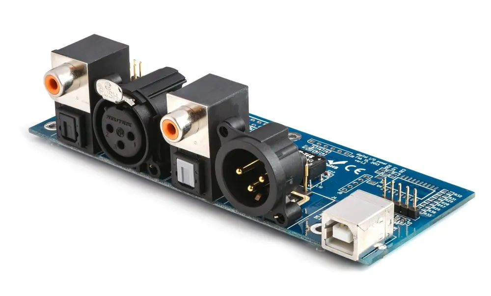 Digital input and output interface board for DIGI-FP miniDSP Kit Digital input and output interface board for DIGI-FP miniDSP Kit