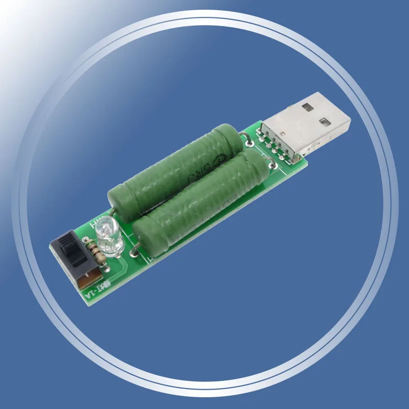 USB Charge Current Detection load Testing instrument 2A/1A Discharge Aging Resistance USB Power Adapter