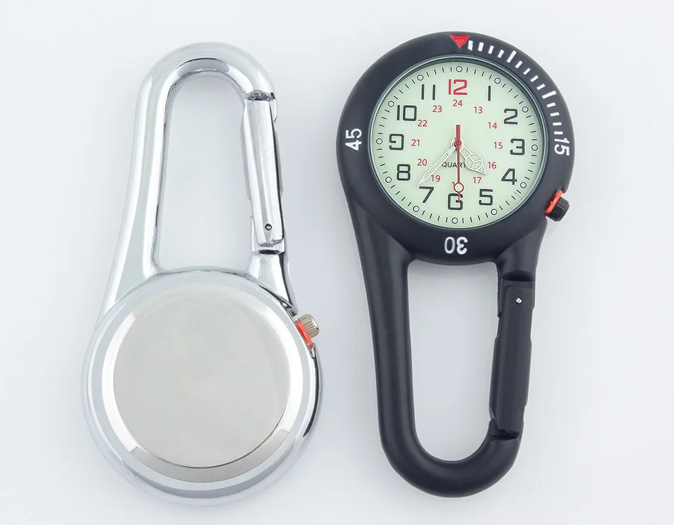 Карабин клип карманные часы для медсестры fob спецодежда медицинская спортивные винтажные часы Альпинизм Спортивное оборудование