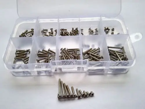 200 шт. нержавеющая сталь M2 Torx T & TX гнездо потайная плоская головка Болт Набор