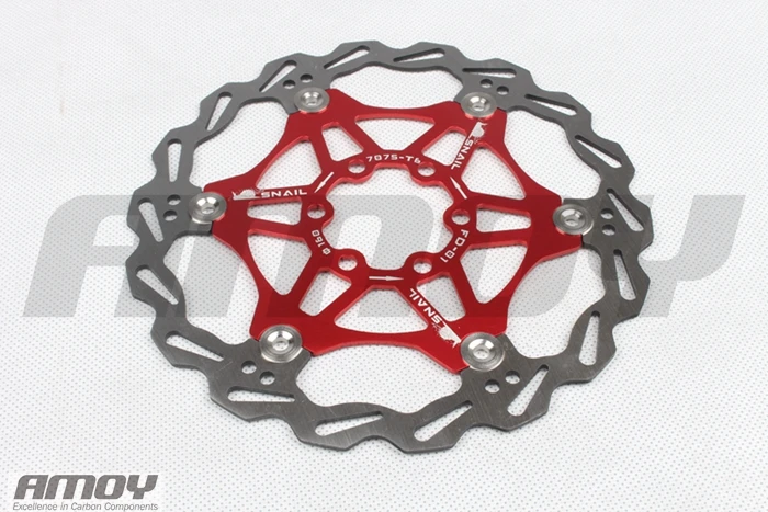 Bicycle MTB Bike Brake Disc Rotor 160mm 6 Bolts Floating Rotors Replacement