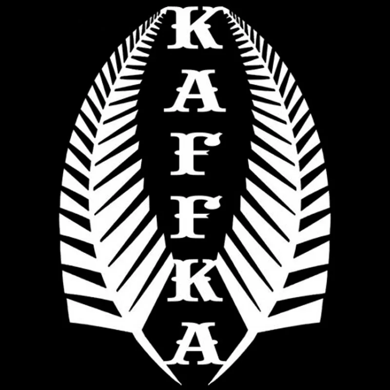 14.3X20CM AOTEAROA KIWI FERNS как Оригинальная виниловая наклейка черная/серебряная