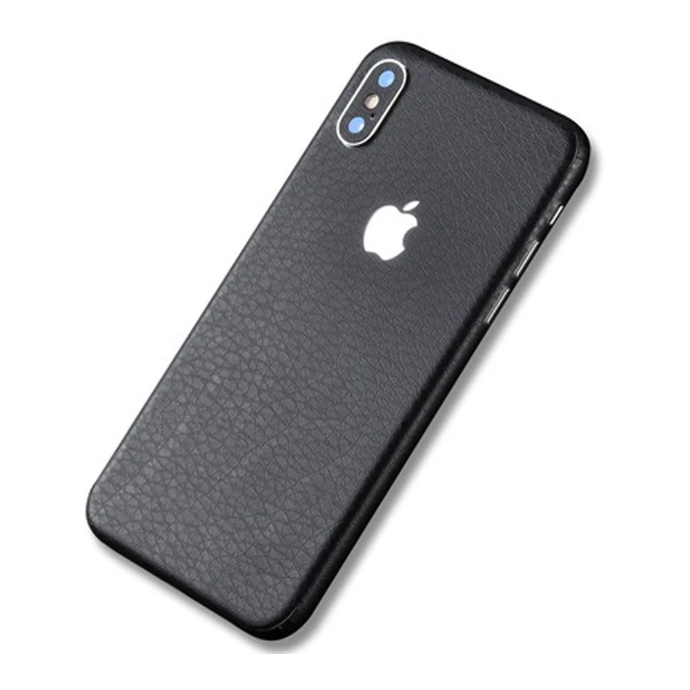 

Leather Striae Sticker Protector Case Cover Skin For iPhone 6 6S 7 8 Plus X Back Film Thin Protector Protective Cover