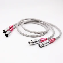 Viborg XPair Hifi audio silver plated XLR Cable Microphone Audio Sound Cannon Cable XLR Male to Female Extension Aux Cable Viborg XPair Hifi audio silver plated XLR Cable Microphone Audio Sound Cannon Cable XLR Male to Female Extension Aux Cable